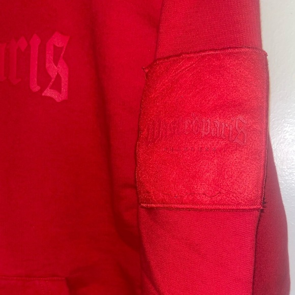 Wasted Paris Red Hoodie Size Medium - Picture 6 of 9